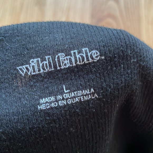 WILD FABLE || Women's Ribbed Tiny Tank Top Black Size Large - Picture 7 of 7